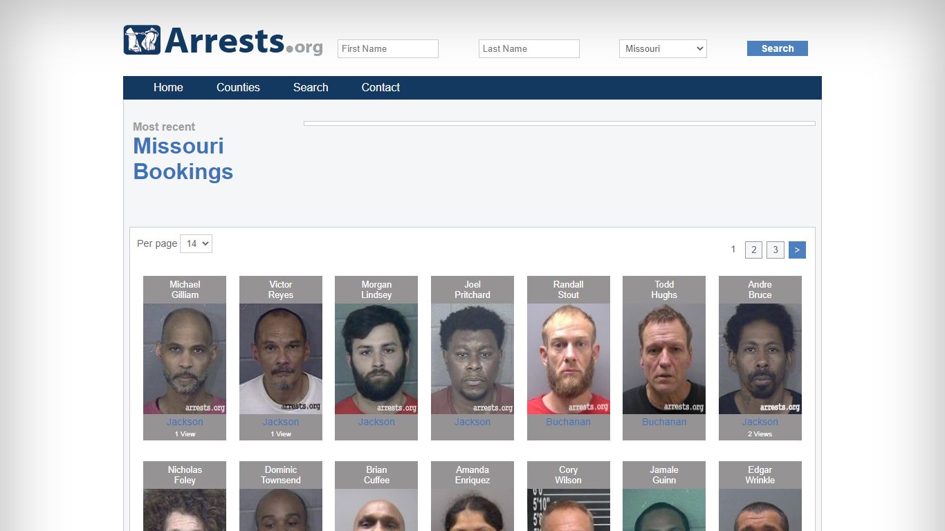 Missouri Arrests and Inmate Search